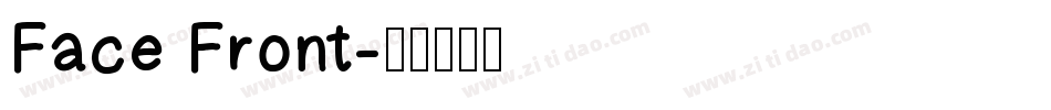 Face Front字体转换